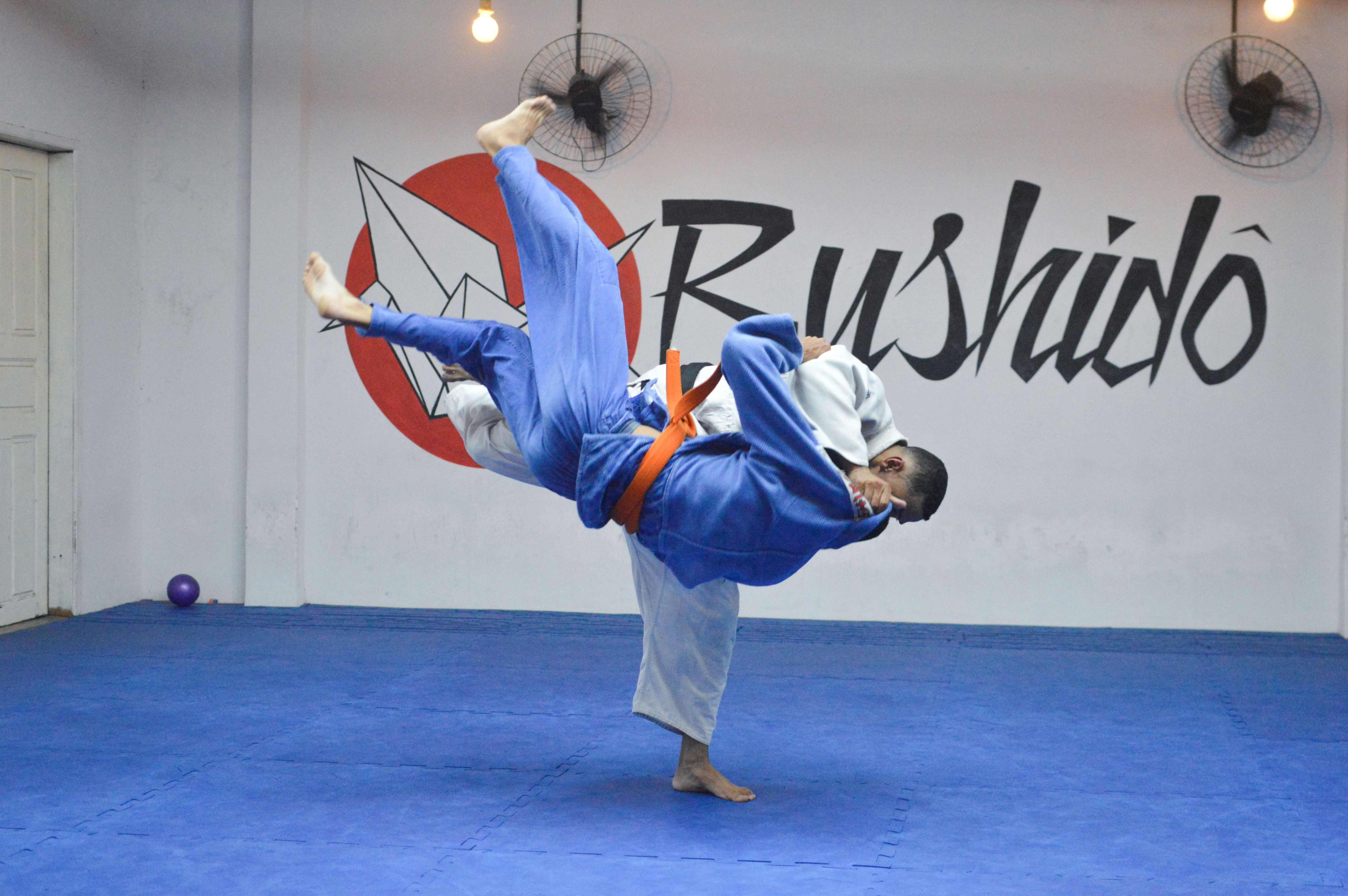 Aula infantil de artes marciais